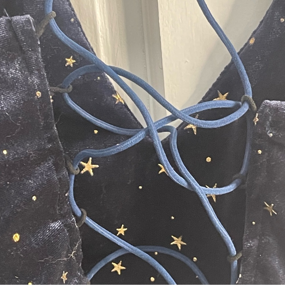 Starry night bralette stringy backless top - Picture 7 of 16